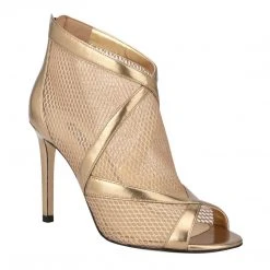 Nine West Ira Mesh Peep Toe Booties