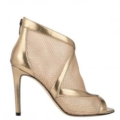 Nine West Ira Mesh Peep Toe Booties