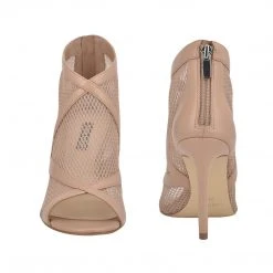 Nine West Boots & Booties Ira Mesh Peep Toe Booties 12 Nine West Boots & Booties Ira Mesh Peep Toe Booties