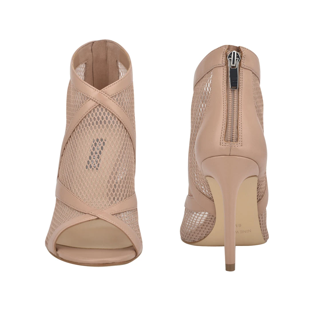 Nine West Boots & Booties Ira Mesh Peep Toe Booties 7 Nine West Boots & Booties Ira Mesh Peep Toe Booties
