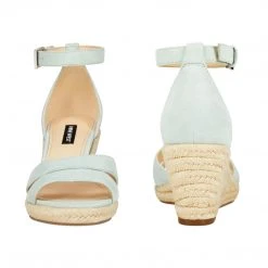 Nine West Jabrina Espadrille Wedge Sandals Weave Got You