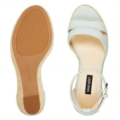 Nine West Jabrina Espadrille Wedge Sandals Weave Got You