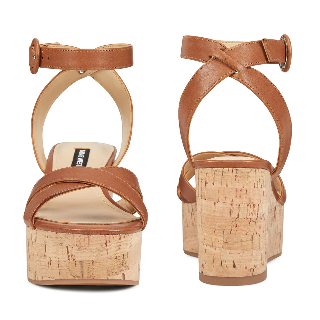 Nine West Janessa Ankle Strap Wedges 7 Nine West Janessa Ankle Strap Wedges