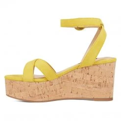 Nine West Janessa Ankle Strap Wedges Weave Got You