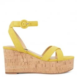Nine West Janessa Ankle Strap Wedges Weave Got You