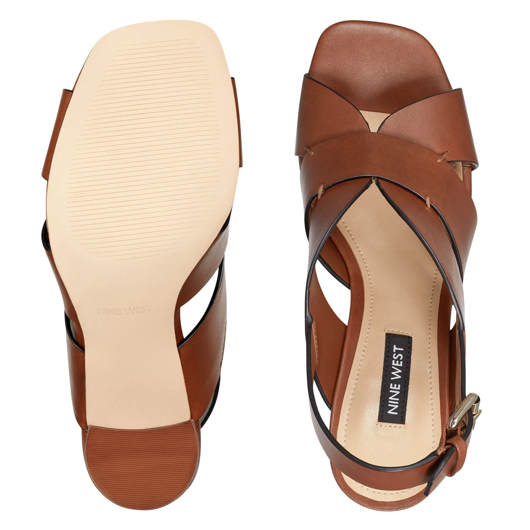 Nine West Heels Jordana Block Heel Sandals 8 Nine West Heels Jordana Block Heel Sandals