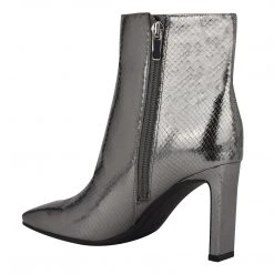 Nine West Jozy Heeled Booties Metallic Mindset