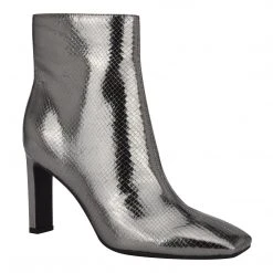 Nine West Jozy Heeled Booties Metallic Mindset