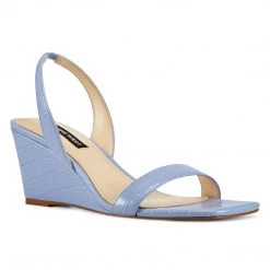 Nine West Weave Got You Kalia Wedge Slingback Sandals