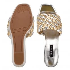 Nine West Kat Platform Slide Sandals