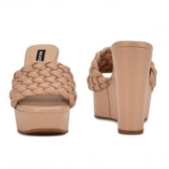 Nine West Kat Platform Slide Sandals