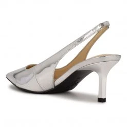 Nine West Kately 9x9 Slingback Pumps Metallic Mindset