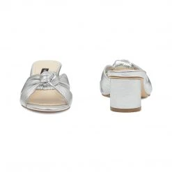 Nine West Metallic Mindset Kayla Slide Sandals 12 Nine West Metallic Mindset Kayla Slide Sandals