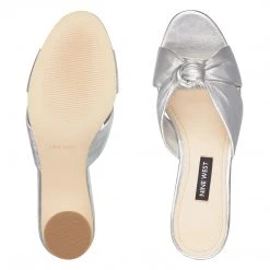 Nine West Metallic Mindset Kayla Slide Sandals 13 Nine West Metallic Mindset Kayla Slide Sandals