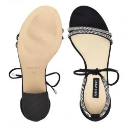 Nine West Heels Keiko Ankle Tie Dress Sandals