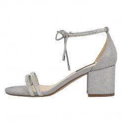 Nine West Keiko Ankle Tie Dress Sandals Heels