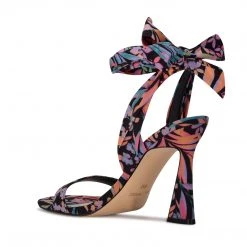 Nine West Kelsie Ankle Wrap Heeled Sandals Lace It Up