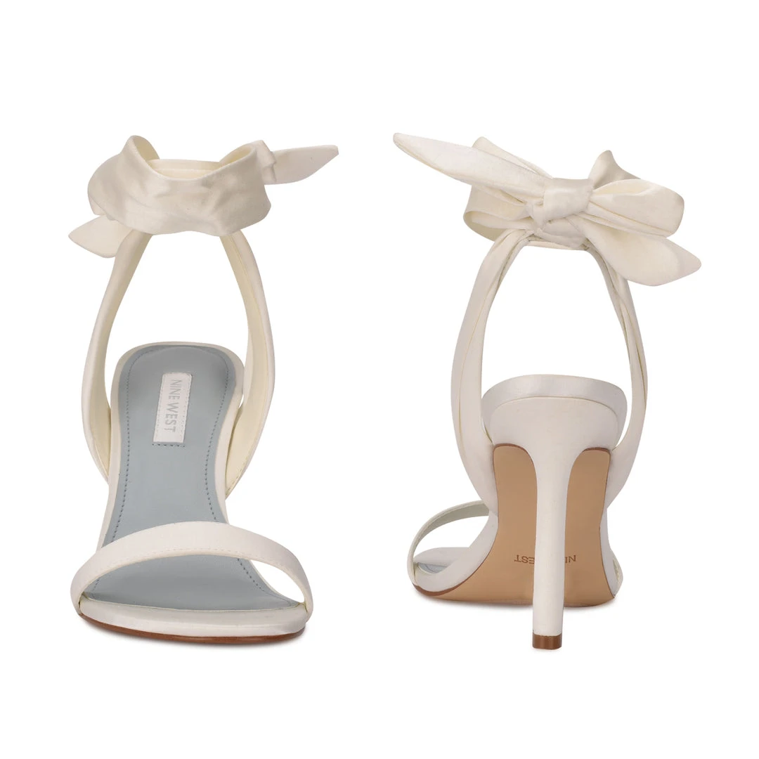 Nine West Kelsie Ankle Wrap Heeled Sandals Bridal Nine West Kelsie Ankle Wrap Heeled Sandals Bridal