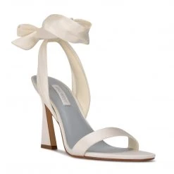 Nine West Kelsie Ankle Wrap Heeled Sandals Bridal