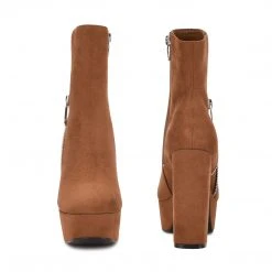 Nine West Kerri Platform Booties High Impact Platforms