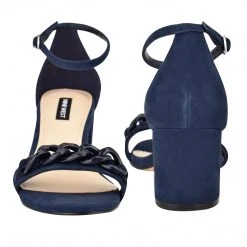 Nine West Kimba Ankle Strap Block Heel Sandals