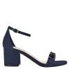 Nine West Kimba Ankle Strap Block Heel Sandals