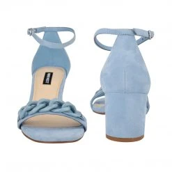 Nine West Kimba Ankle Strap Block Heel Sandals 5 Nine West Kimba Ankle Strap Block Heel Sandals