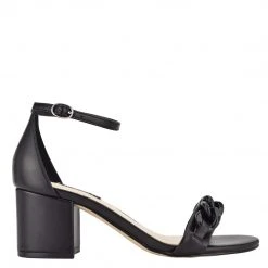Nine West Kimba Ankle Strap Block Heel Sandals