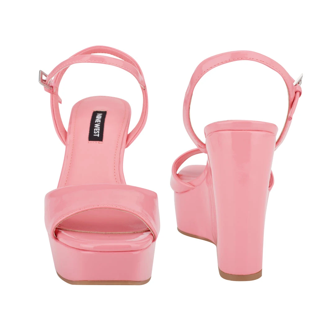 Nine West Kinda Platform Ankle Strap Sandals 6 Nine West Kinda Platform Ankle Strap Sandals