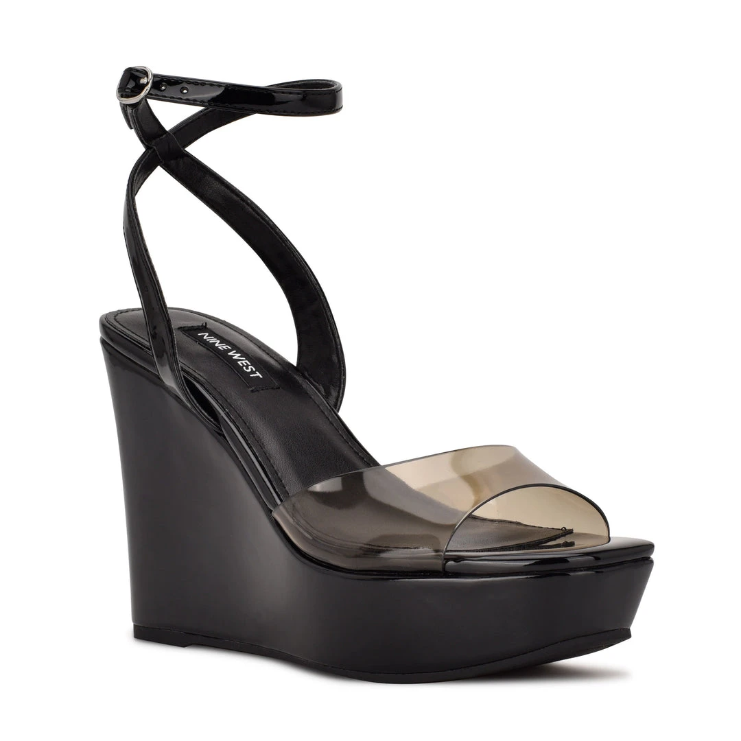 Nine West Klear Platform Ankle Strap Sandals 4 Nine West Klear Platform Ankle Strap Sandals