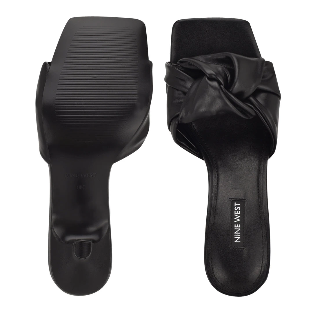 Nine West Weave Got You Knot Heeled Slide Sandals Nine West Weave Got You Knot Heeled Slide Sandals