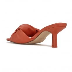 Nine West Weave Got You Knot Heeled Slide Sandals