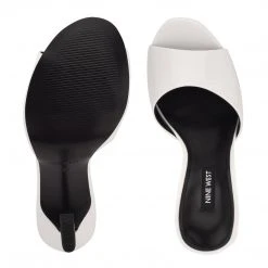 Nine West Kool Heeled Slide Sandals Heel Appeal