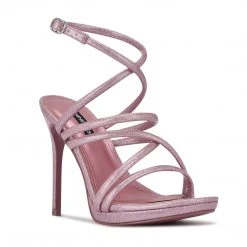 Nine West Lexy Ankle Strap Heeled Sandals