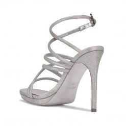 Nine West Y2K Revival Lexy Ankle Strap Heeled Sandals