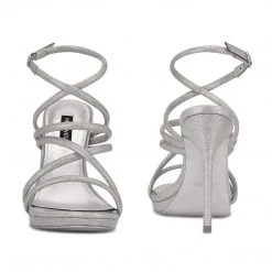 Nine West Y2K Revival Lexy Ankle Strap Heeled Sandals