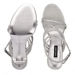 Nine West Y2K Revival Lexy Ankle Strap Heeled Sandals