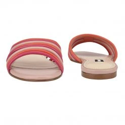 Nine West Color Pop Links Flat Slide Sandals