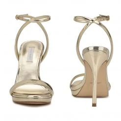 Nine West Loola Ankle Strap Sandals Metallic Mindset 5 Nine West Loola Ankle Strap Sandals Metallic Mindset