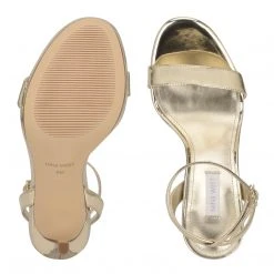 Nine West Loola Ankle Strap Sandals Metallic Mindset 6 Nine West Loola Ankle Strap Sandals Metallic Mindset