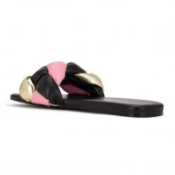 Nine West Weave Got You Lula Flat Slide Sandals