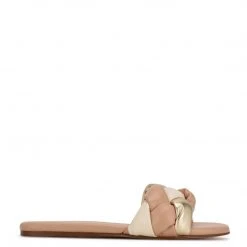 Nine West Weave Got You Lula Flat Slide Sandals