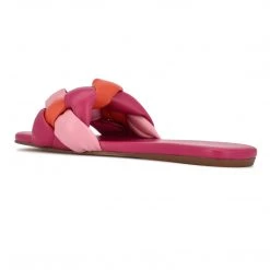 Nine West Weave Got You Lula Flat Slide Sandals