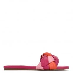 Nine West Weave Got You Lula Flat Slide Sandals