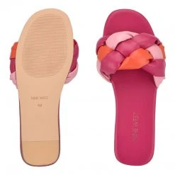 Nine West Weave Got You Lula Flat Slide Sandals