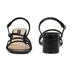 Nine West Heels Maeve Block Heel Sandals 6 Nine West Heels Maeve Block Heel Sandals