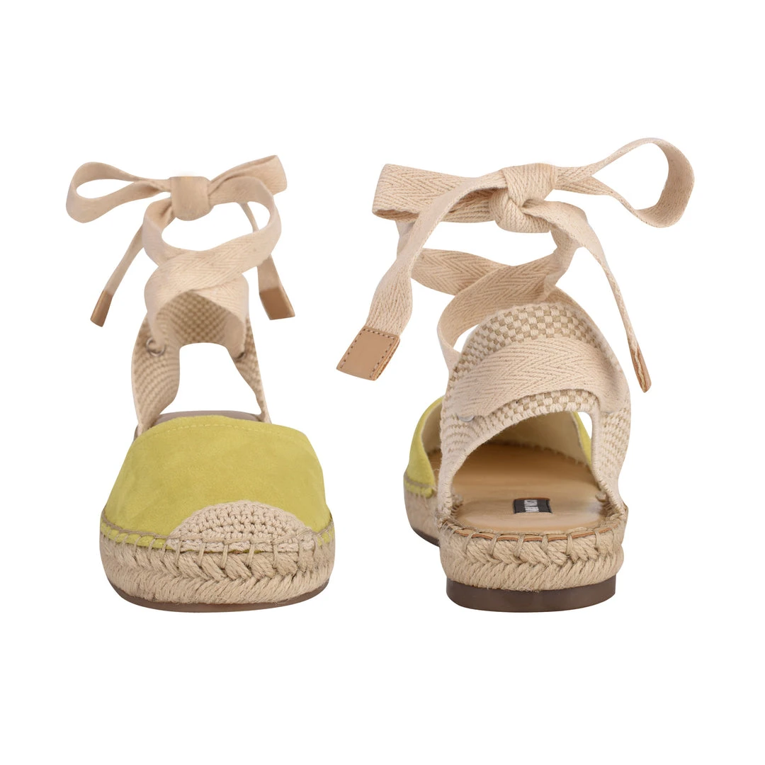 Nine West Lace It Up Mage Flat Ankle Wrap Espadrille Sandal 6 Nine West Lace It Up Mage Flat Ankle Wrap Espadrille Sandal