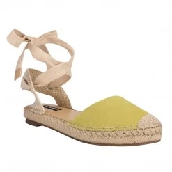 Nine West Lace It Up Mage Flat Ankle Wrap Espadrille Sandal 8 Nine West Lace It Up Mage Flat Ankle Wrap Espadrille Sandal