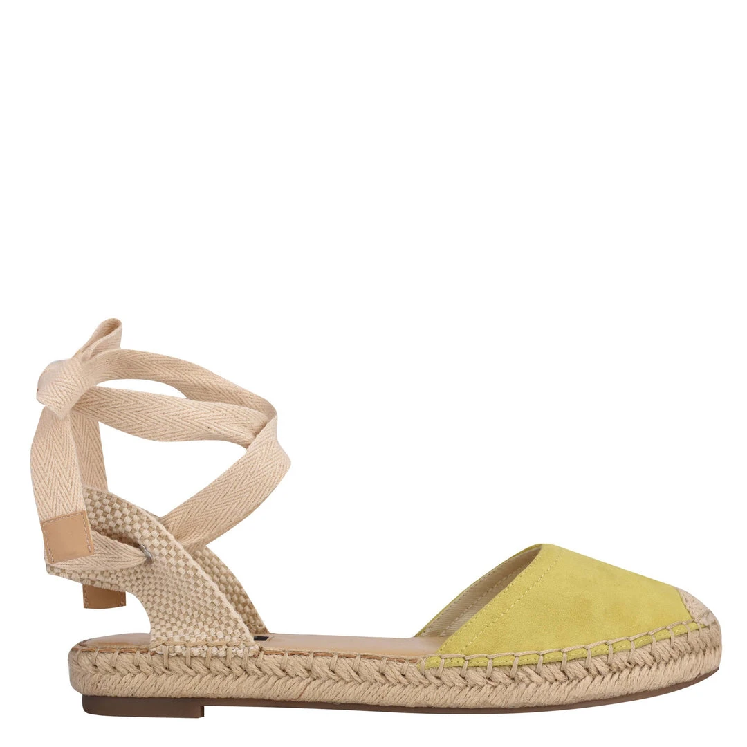 Nine West Lace It Up Mage Flat Ankle Wrap Espadrille Sandal 3 Nine West Lace It Up Mage Flat Ankle Wrap Espadrille Sandal