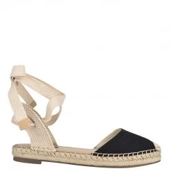 Nine West Mage Flat Ankle Wrap Espadrille Sandal Lace It Up
